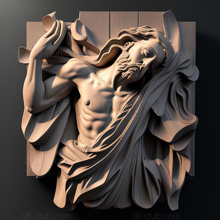 3D model st jesus (STL)